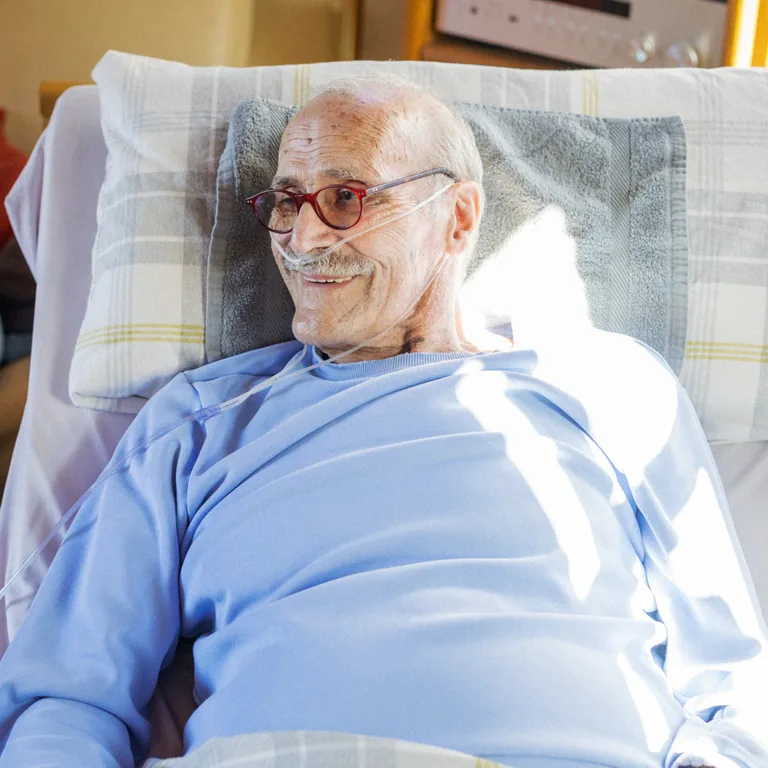 lächelnder Patient